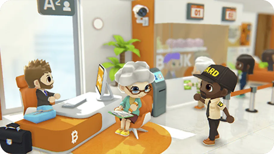 Central Hospital Stories gameplay screenshot — doctors and patients inside the hospital (8 of 9)