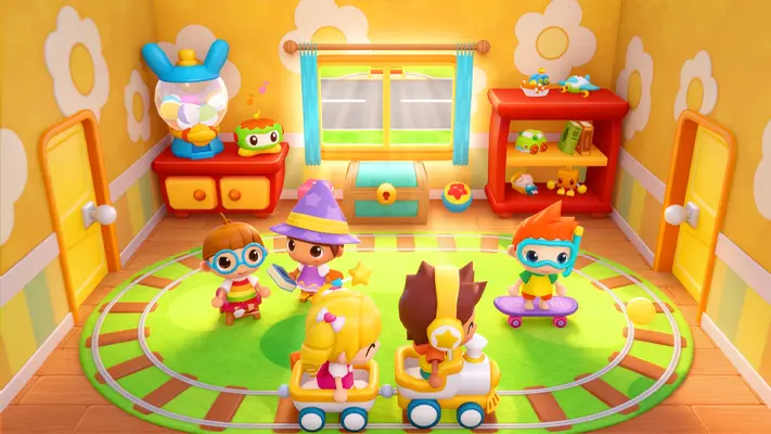 Happy Daycare Stories gameplay screenshot — kids and babies playing at daycare (1 of 7)