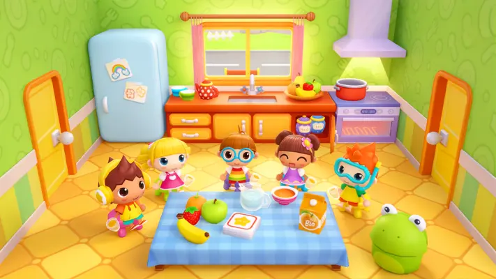 Happy Daycare Stories gameplay screenshot — kids and babies playing at daycare (2 of 7)